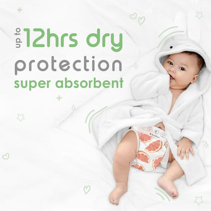 6 packs of Organic Bamboo Diapers
