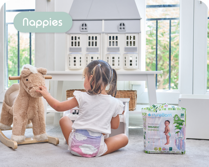 6 packs of Organic Bamboo Diapers