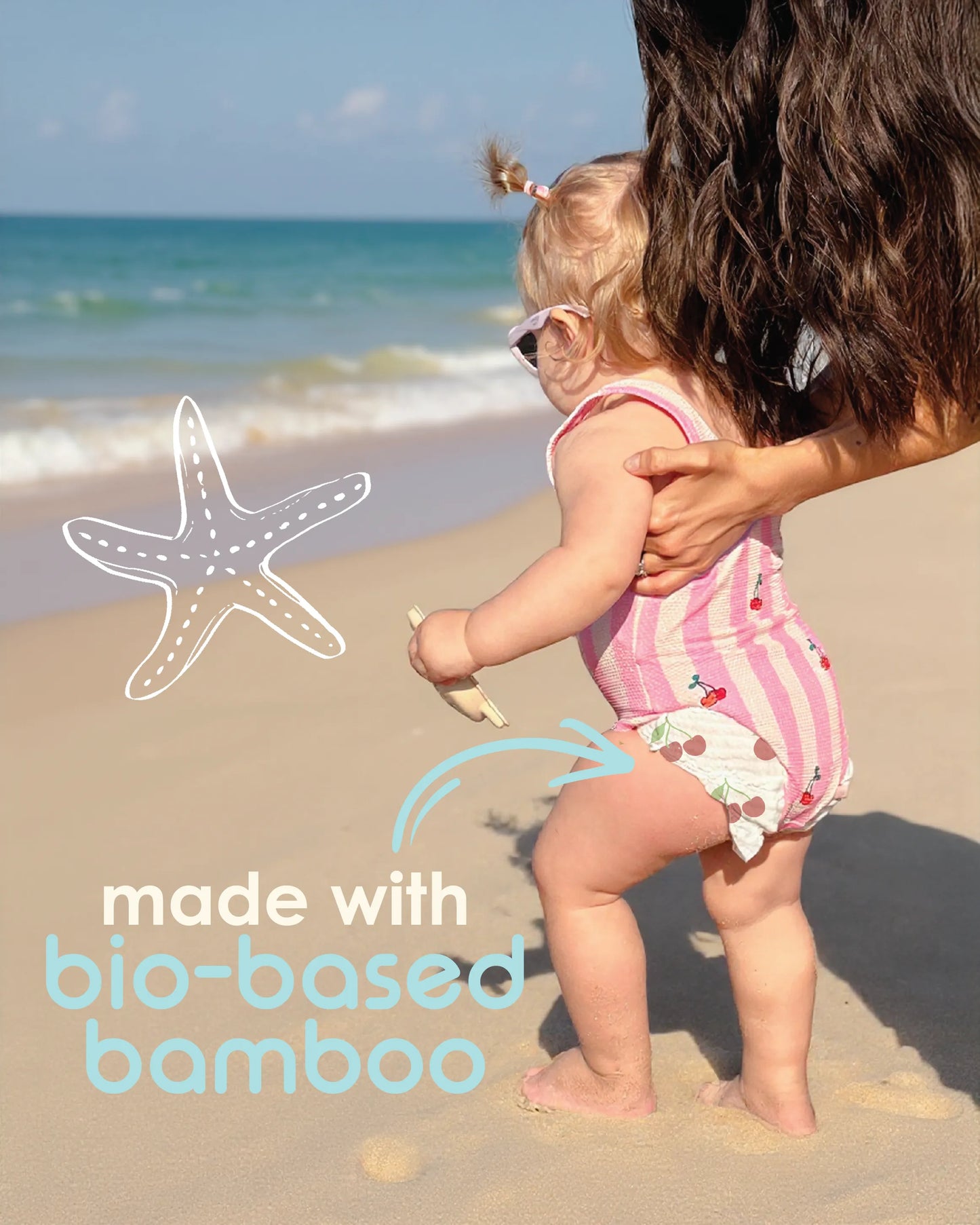 Bio-Based Bamboo Swim Pants